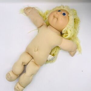 Cabbage Patch Kids 1978  1982 17” Lemon Yellow Hair Blue Eyes